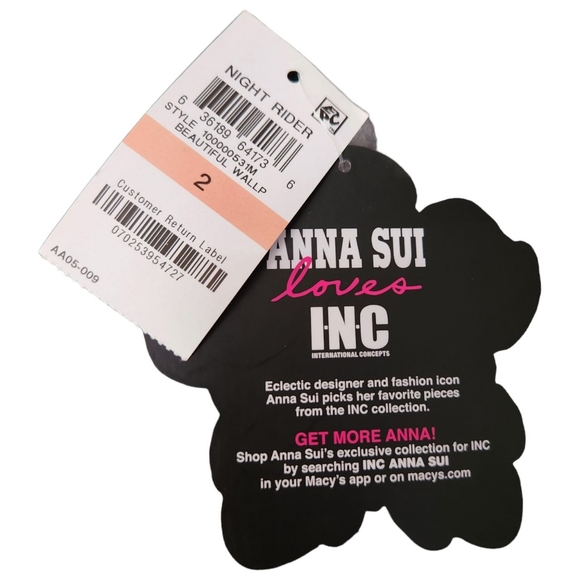 NWT Anna Sui Loves I.N.C. Petite Printed Mini Skirt, Created for Macy's size 2P - Picture 6 of 8